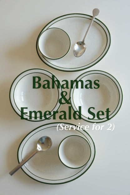 Tuxton Bahamas & Emerald 雙人餐桌組合 - MATE